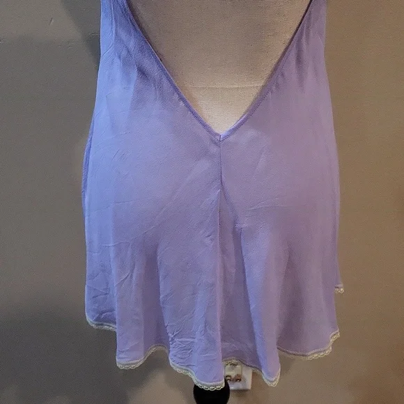 Victoria's Secret Vintage Silk Lace-Trim Slip Dress Nightgown - Picture 7 of 11